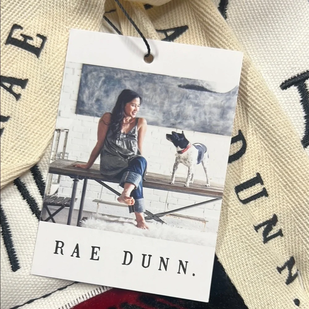 Rae Dunn Red and Black Plaid Holiday Blanket